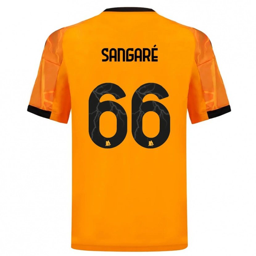 Danxen Damen Buba Sangaré #66 Orange Schwarz Auswärtstrikot Trikot 2025/26 T-Shirt Österreich