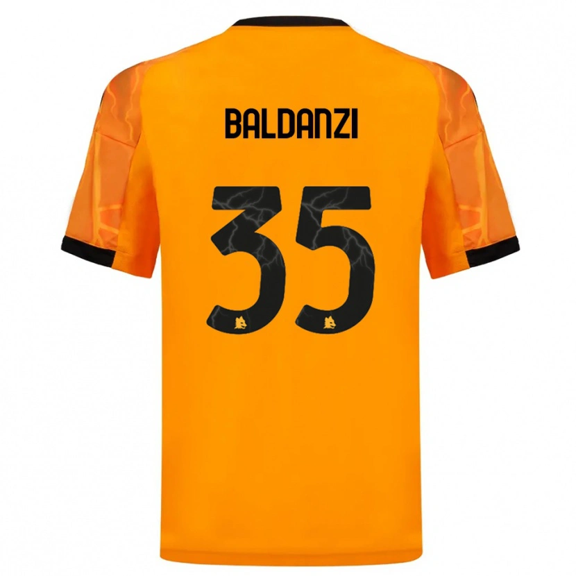 Danxen Damen Tommaso Baldanzi #35 Orange Schwarz Auswärtstrikot Trikot 2025/26 T-Shirt Österreich