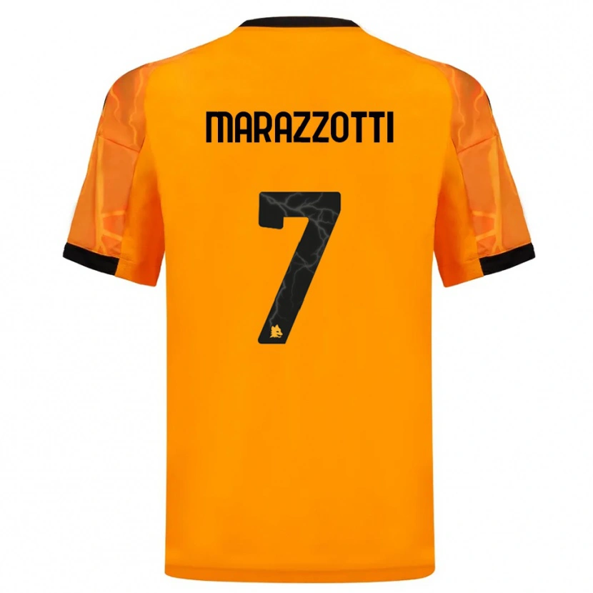 Danxen Damen Fabrizio Marazzotti #7 Orange Schwarz Auswärtstrikot Trikot 2025/26 T-Shirt Österreich