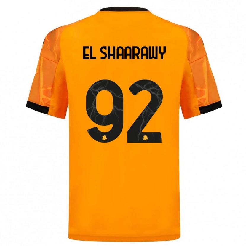 Danxen Damen Stephan El Shaarawy #92 Orange Schwarz Auswärtstrikot Trikot 2025/26 T-Shirt Österreich