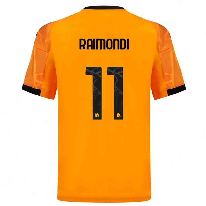 Danxen Damen Simone Raimondi #11 Orange Schwarz Auswärtstrikot Trikot 2025/26 T-Shirt Österreich