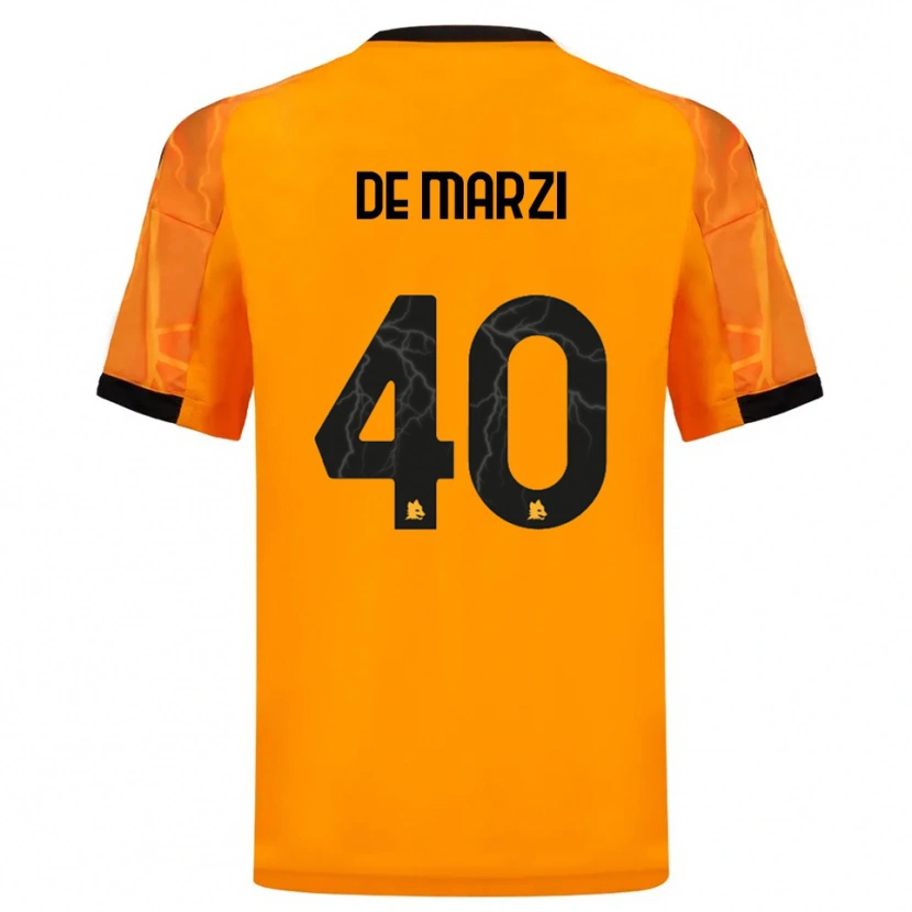 Danxen Damen Giorgio De Marzi #40 Orange Schwarz Auswärtstrikot Trikot 2025/26 T-Shirt Österreich