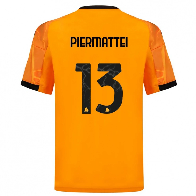 Danxen Damen Federico Piermattei #13 Orange Schwarz Auswärtstrikot Trikot 2025/26 T-Shirt Österreich