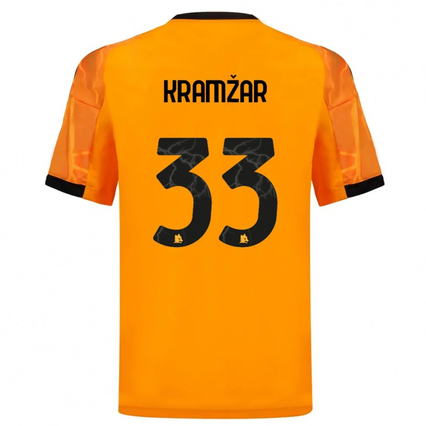 Danxen Damen Zara Kramžar #33 Orange Schwarz Auswärtstrikot Trikot 2025/26 T-Shirt Österreich