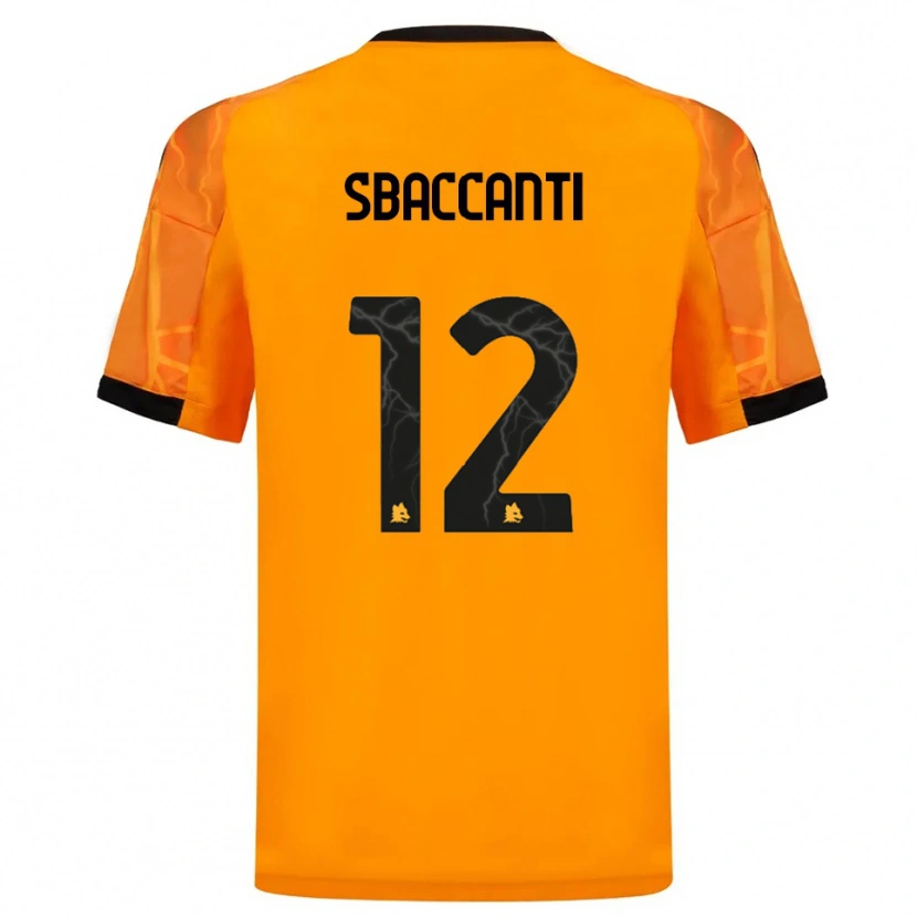 Danxen Damen Christian Sbaccanti #12 Orange Schwarz Auswärtstrikot Trikot 2025/26 T-Shirt Österreich