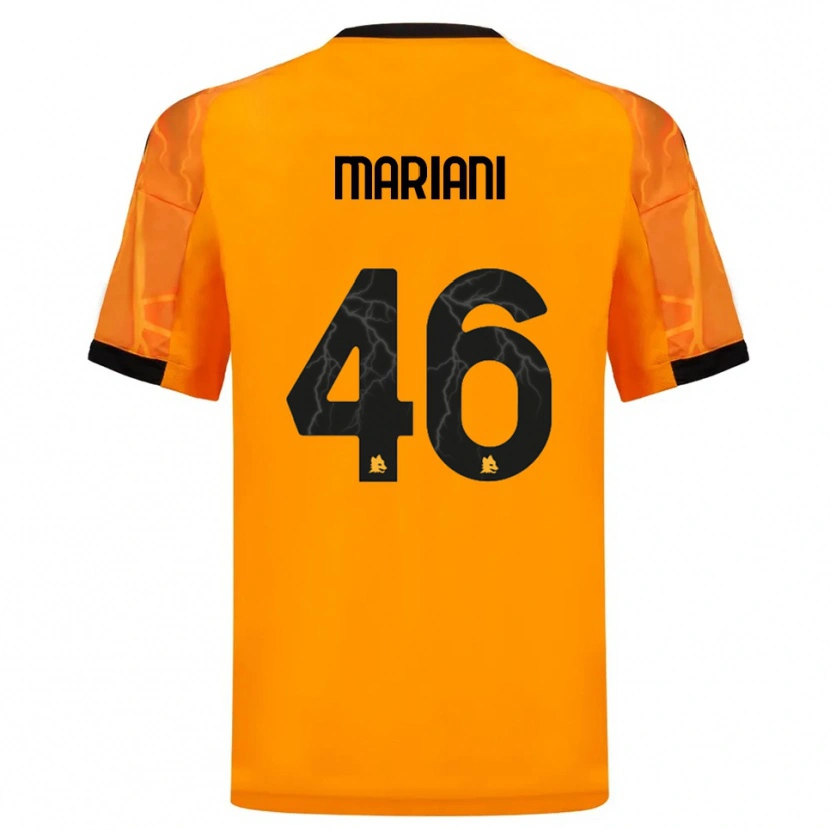 Danxen Damen Christian Mariani #46 Orange Schwarz Auswärtstrikot Trikot 2025/26 T-Shirt Österreich