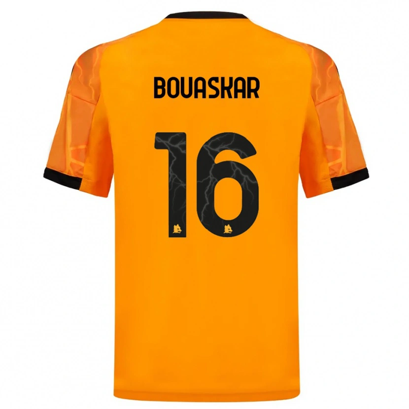 Danxen Damen Slim Bouaskar #16 Orange Schwarz Auswärtstrikot Trikot 2025/26 T-Shirt Österreich