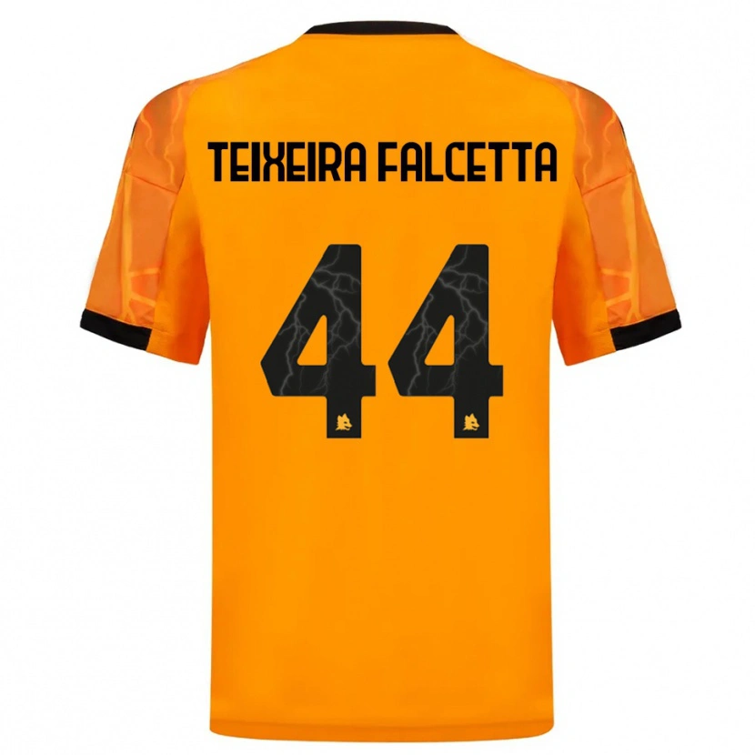 Danxen Damen Pietro Teixeira Falcetta #44 Orange Schwarz Auswärtstrikot Trikot 2025/26 T-Shirt Österreich