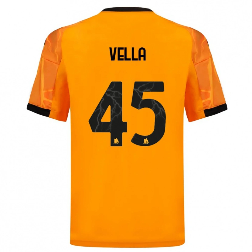 Danxen Damen Tancredi Vella #45 Orange Schwarz Auswärtstrikot Trikot 2025/26 T-Shirt Österreich