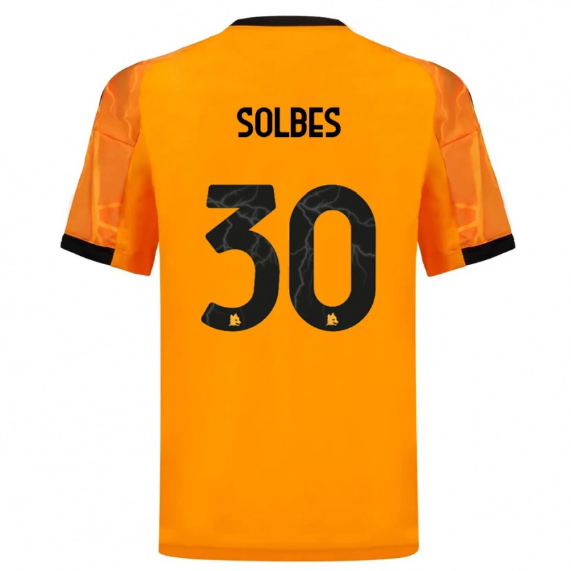 Danxen Damen Ricardo Solbes #30 Orange Schwarz Auswärtstrikot Trikot 2025/26 T-Shirt Österreich