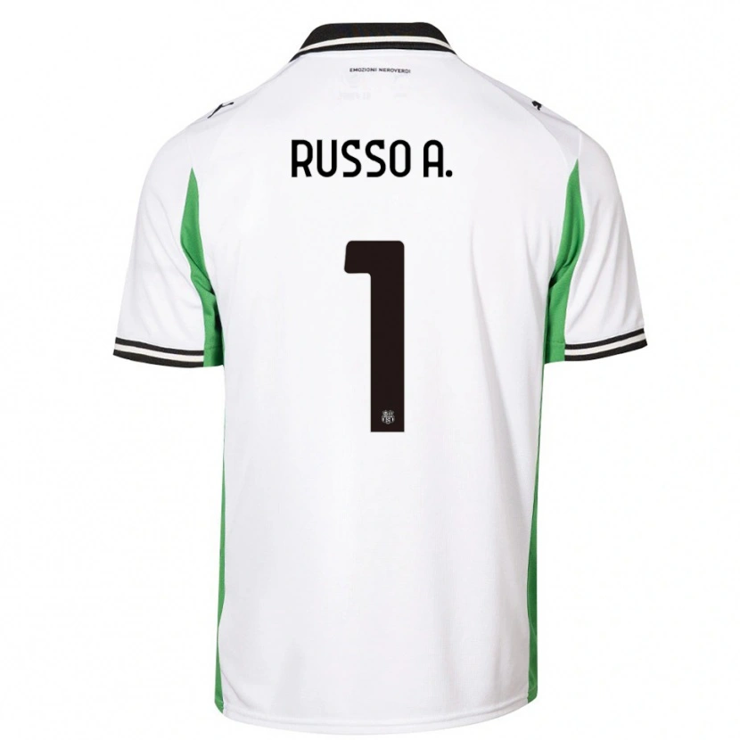 Danxen Damen Alessandro Russo #1 Weiß Grün Schwarz Auswärtstrikot Trikot 2025/26 T-Shirt Österreich