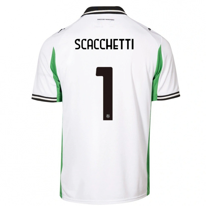 Danxen Damen Alessandro Scacchetti #1 Weiß Grün Schwarz Auswärtstrikot Trikot 2025/26 T-Shirt Österreich