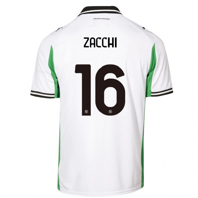 Danxen Damen Gioele Zacchi #16 Weiß Grün Schwarz Auswärtstrikot Trikot 2025/26 T-Shirt Österreich