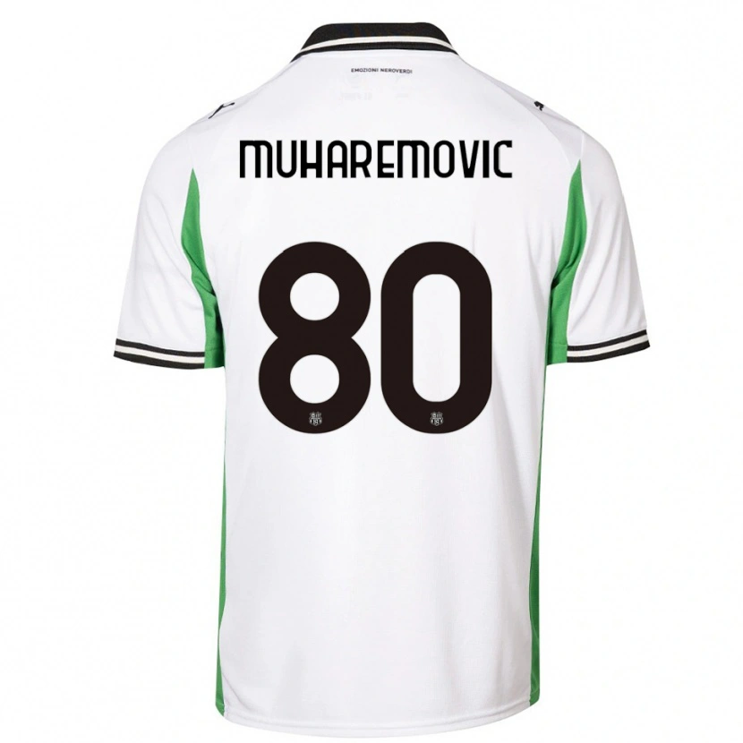 Danxen Damen Tarik Muharemović #80 Weiß Grün Schwarz Auswärtstrikot Trikot 2025/26 T-Shirt Österreich