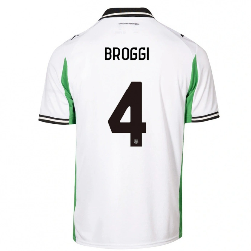 Danxen Damen Nicola Broggi #4 Weiß Grün Schwarz Auswärtstrikot Trikot 2025/26 T-Shirt Österreich