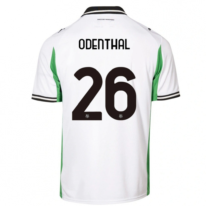 Danxen Damen Cas Odenthal #26 Weiß Grün Schwarz Auswärtstrikot Trikot 2025/26 T-Shirt Österreich