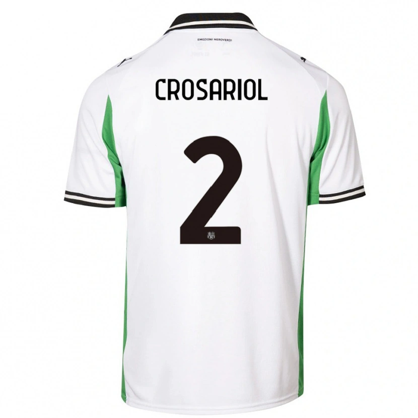 Danxen Damen Daniel Crosariol #2 Weiß Grün Schwarz Auswärtstrikot Trikot 2025/26 T-Shirt Österreich