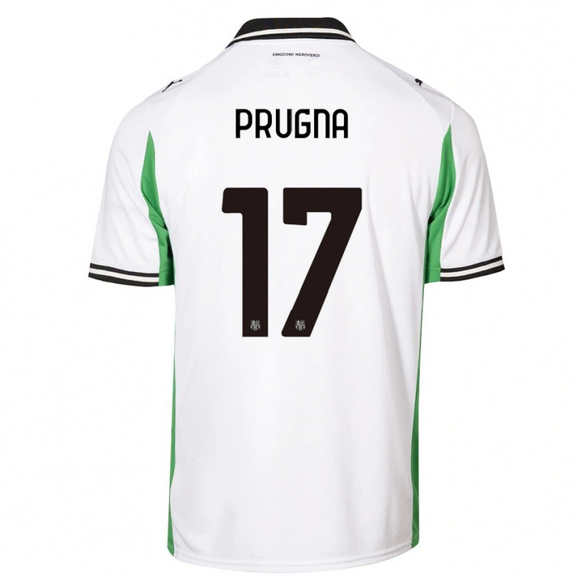 Danxen Damen Cecilia Prugna #17 Weiß Grün Schwarz Auswärtstrikot Trikot 2025/26 T-Shirt Österreich
