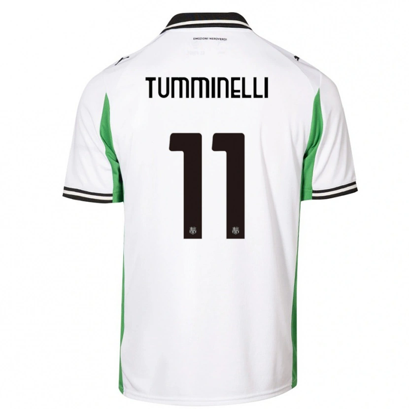 Danxen Damen Daniel Tumminelli #11 Weiß Grün Schwarz Auswärtstrikot Trikot 2025/26 T-Shirt Österreich