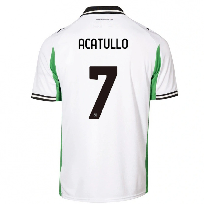 Danxen Damen Cristian Acatullo #7 Weiß Grün Schwarz Auswärtstrikot Trikot 2025/26 T-Shirt Österreich