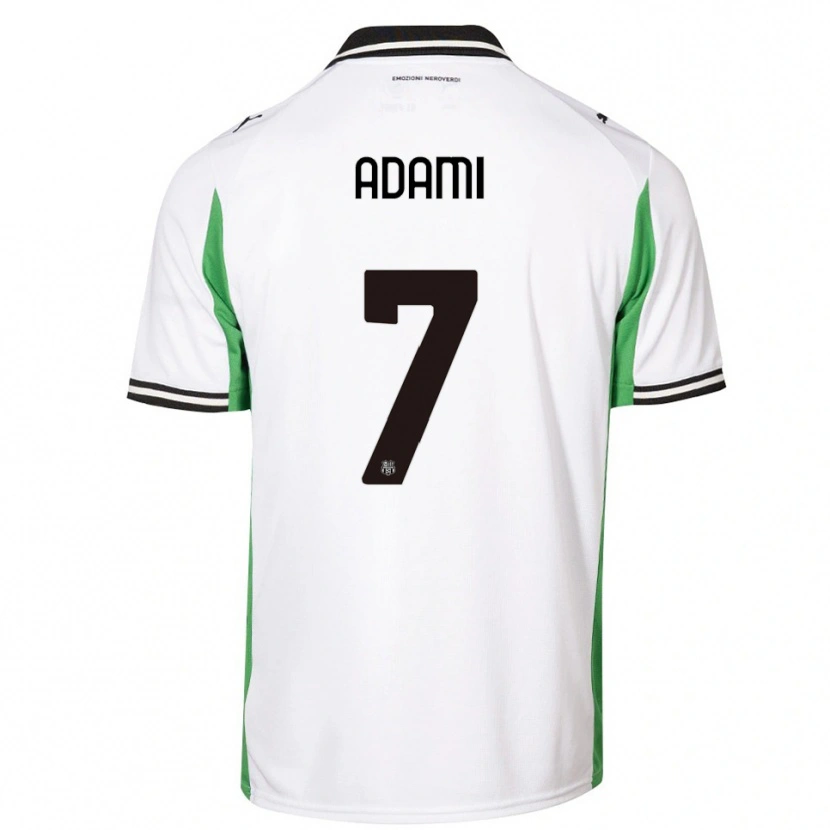 Danxen Damen Greta Adami #7 Weiß Grün Schwarz Auswärtstrikot Trikot 2025/26 T-Shirt Österreich
