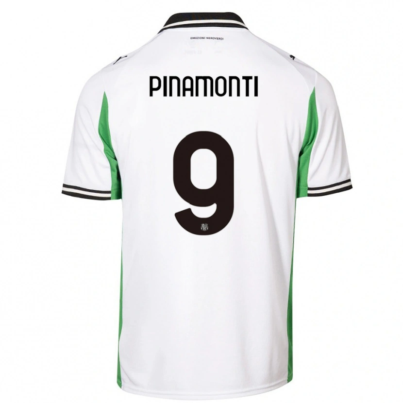Danxen Damen Andrea Pinamonti #9 Weiß Grün Schwarz Auswärtstrikot Trikot 2025/26 T-Shirt Österreich