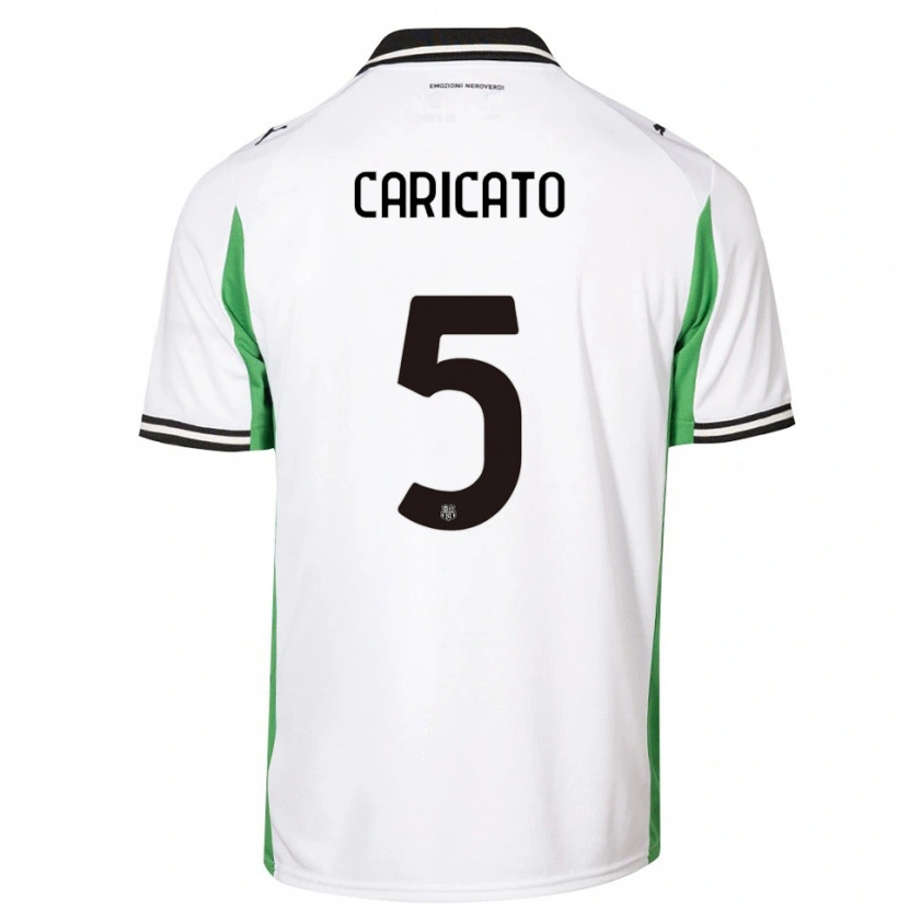 Danxen Damen Tiziano Caricato #5 Weiß Grün Schwarz Auswärtstrikot Trikot 2025/26 T-Shirt Österreich