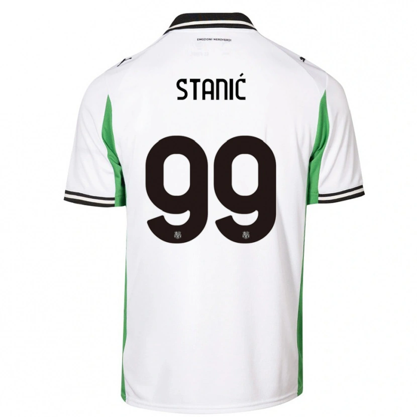 Danxen Damen Paulina Stanić #99 Weiß Grün Schwarz Auswärtstrikot Trikot 2025/26 T-Shirt Österreich