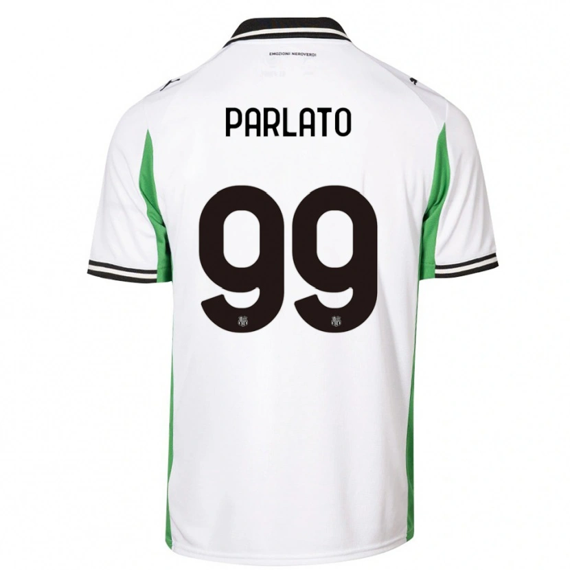 Danxen Damen Claudio Parlato #99 Weiß Grün Schwarz Auswärtstrikot Trikot 2025/26 T-Shirt Österreich