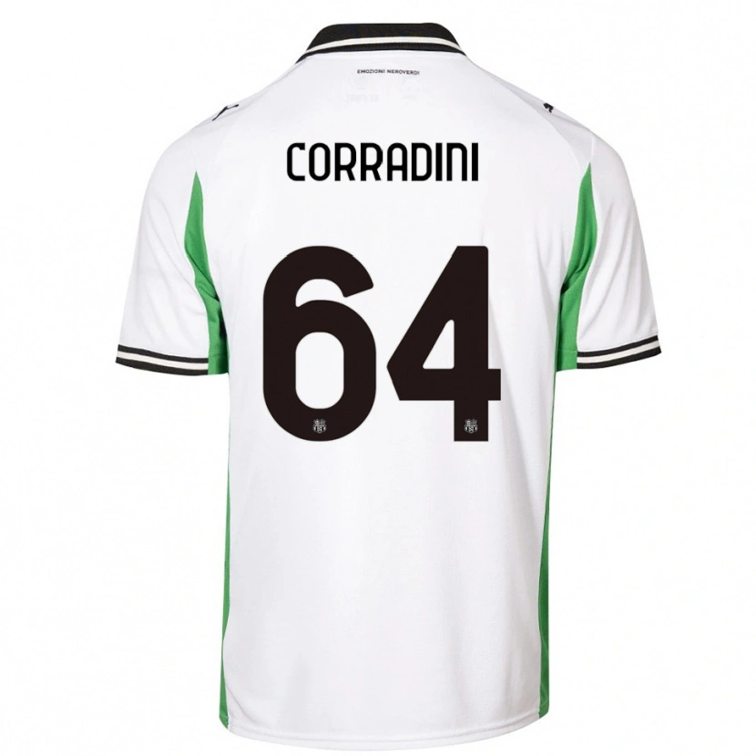 Danxen Damen Francesco Corradini #64 Weiß Grün Schwarz Auswärtstrikot Trikot 2025/26 T-Shirt Österreich