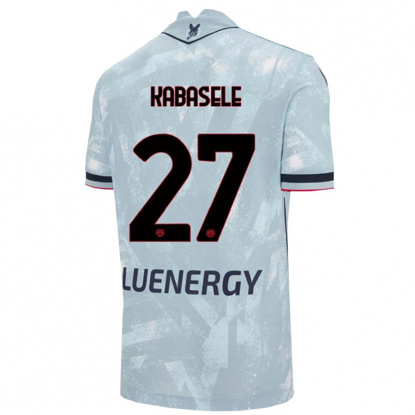 Danxen Damen Christian Kabasele #27 Hellblau Schwarz Auswärtstrikot Trikot 2025/26 T-Shirt Österreich