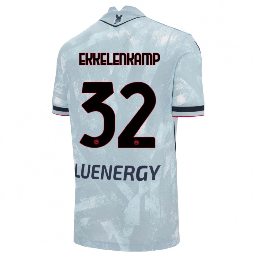 Danxen Damen Jurgen Ekkelenkamp #32 Hellblau Schwarz Auswärtstrikot Trikot 2025/26 T-Shirt Österreich