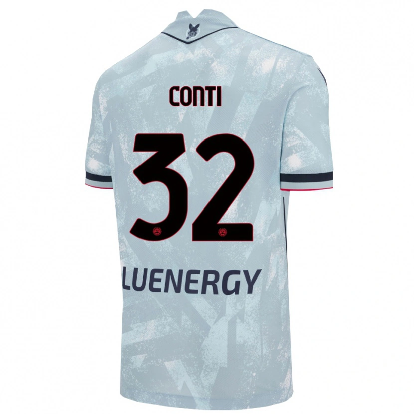 Danxen Damen Manuel Conti #32 Hellblau Schwarz Auswärtstrikot Trikot 2025/26 T-Shirt Österreich
