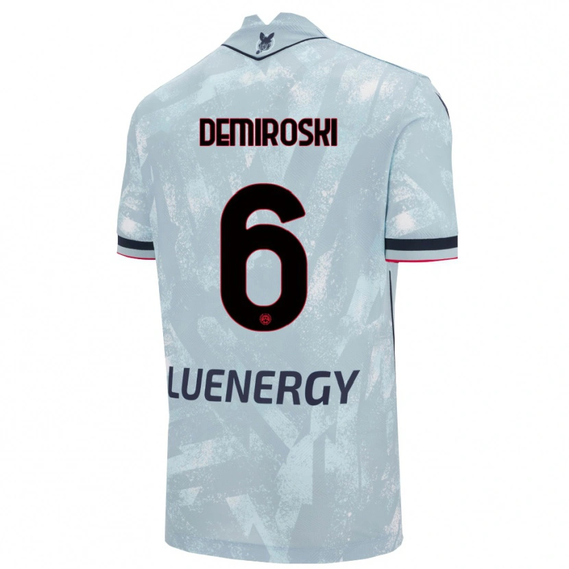 Danxen Damen Shenol Demiroski #6 Hellblau Schwarz Auswärtstrikot Trikot 2025/26 T-Shirt Österreich