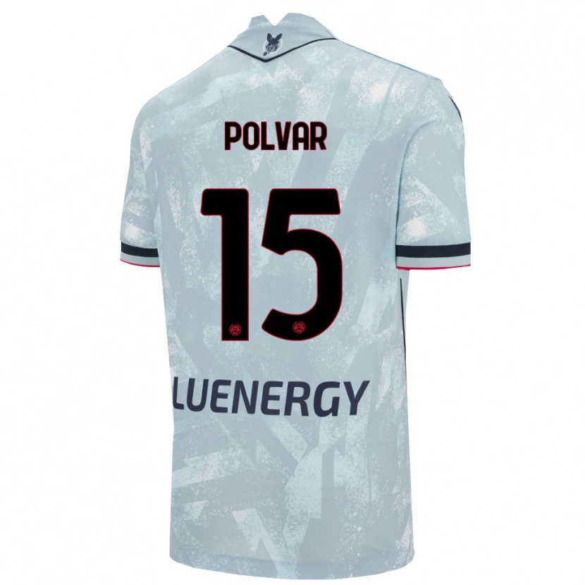 Danxen Damen Francesco Polvar #15 Hellblau Schwarz Auswärtstrikot Trikot 2025/26 T-Shirt Österreich