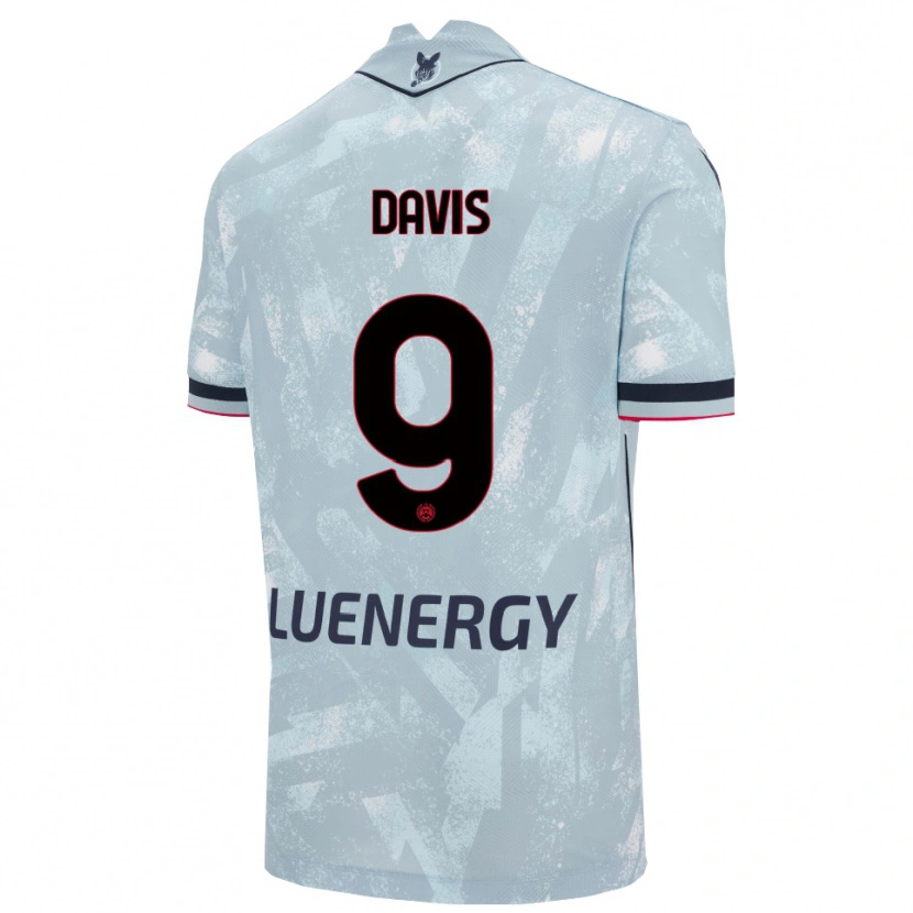 Danxen Damen Keinan Davis #9 Hellblau Schwarz Auswärtstrikot Trikot 2025/26 T-Shirt Österreich