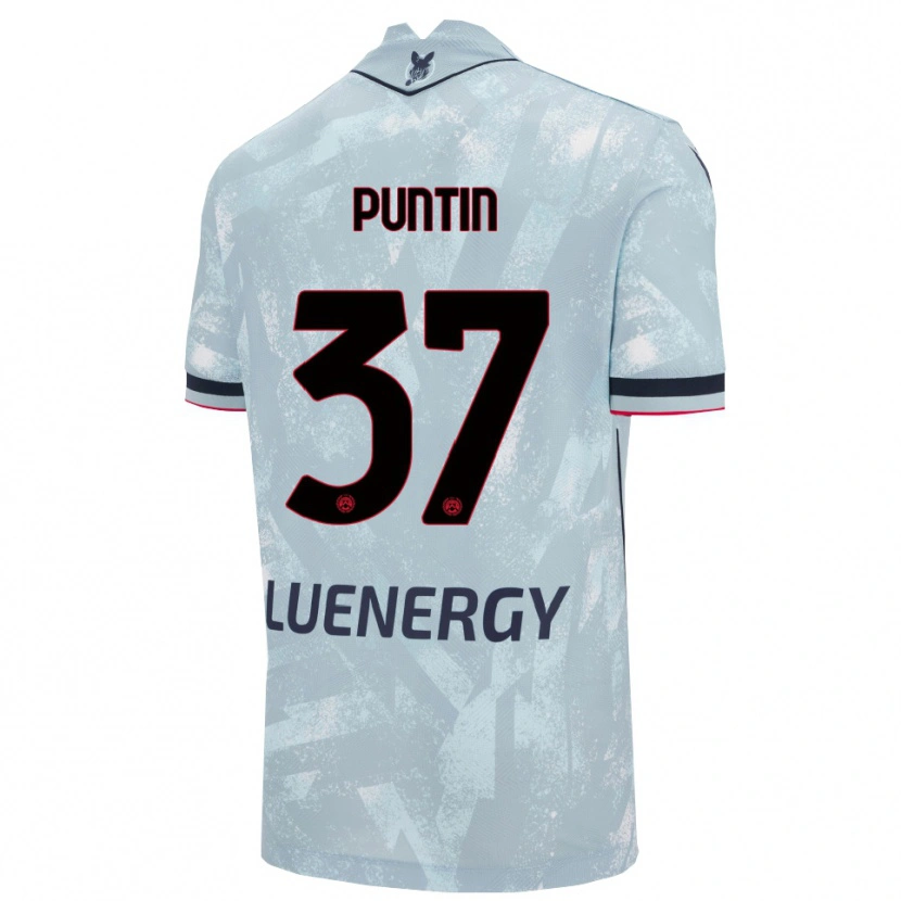 Danxen Damen Eric Puntin #37 Hellblau Schwarz Auswärtstrikot Trikot 2025/26 T-Shirt Österreich