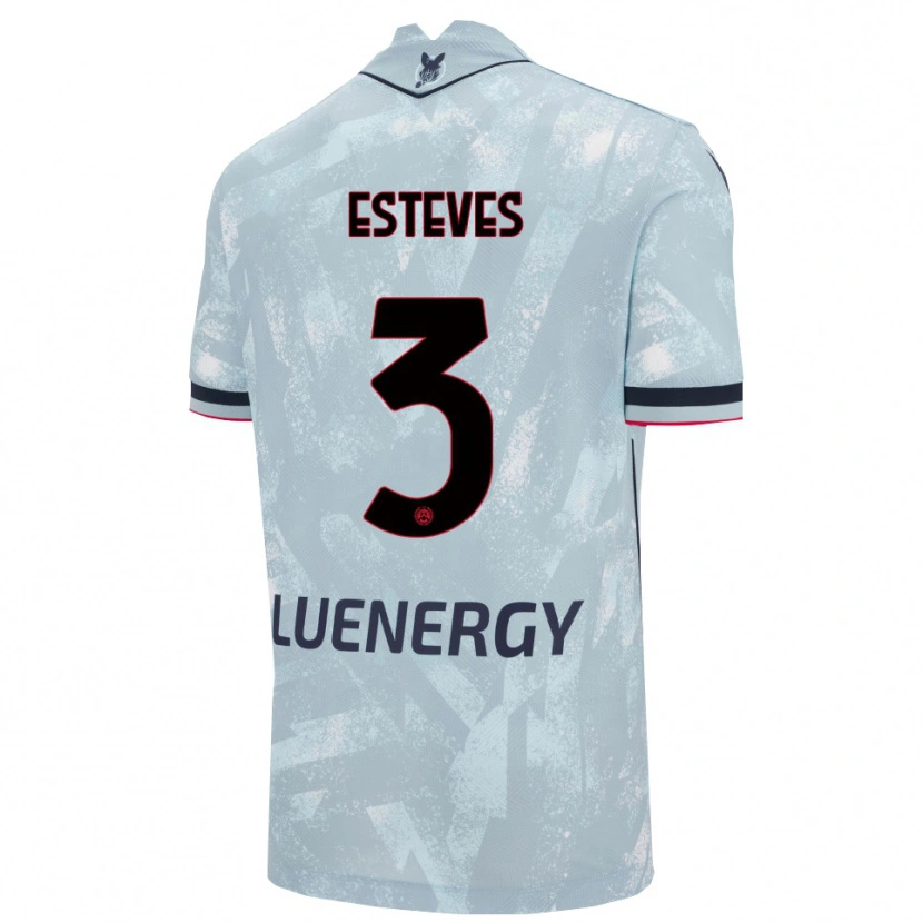 Danxen Damen Goncalo Esteves #3 Hellblau Schwarz Auswärtstrikot Trikot 2025/26 T-Shirt Österreich