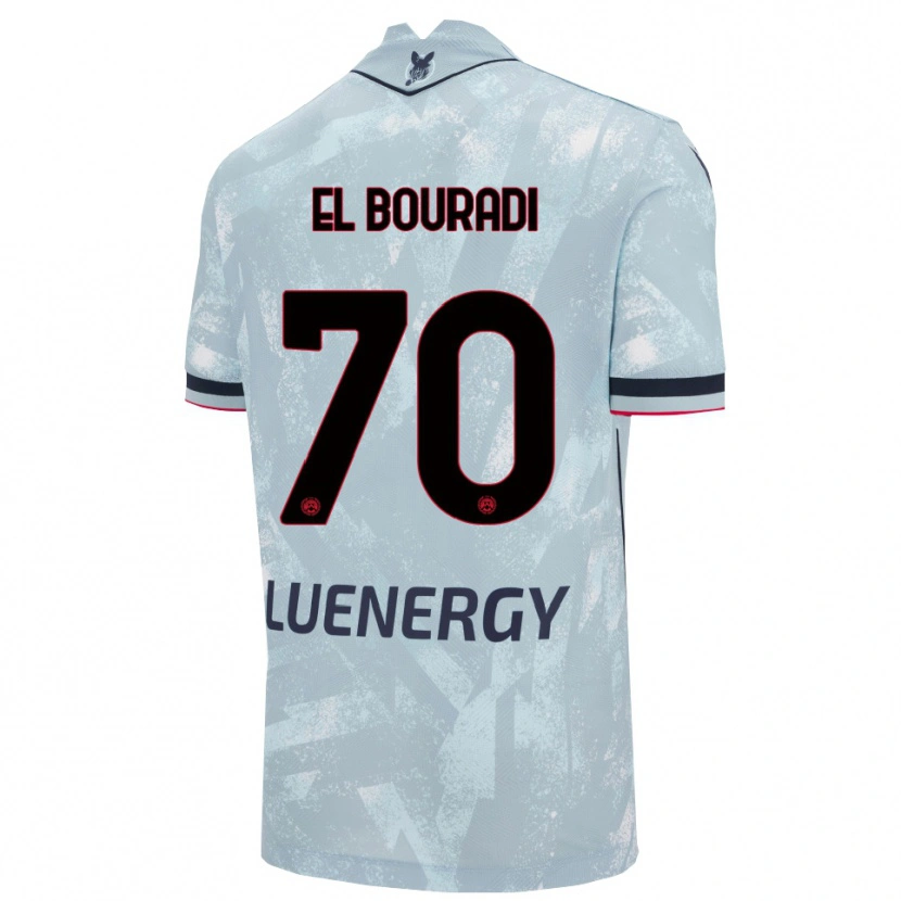 Danxen Damen Walid El Bouradi #70 Hellblau Schwarz Auswärtstrikot Trikot 2025/26 T-Shirt Österreich