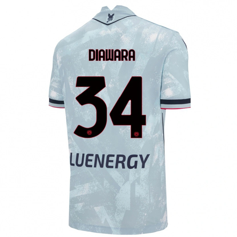 Danxen Damen Sekou Diawara #34 Hellblau Schwarz Auswärtstrikot Trikot 2025/26 T-Shirt Österreich