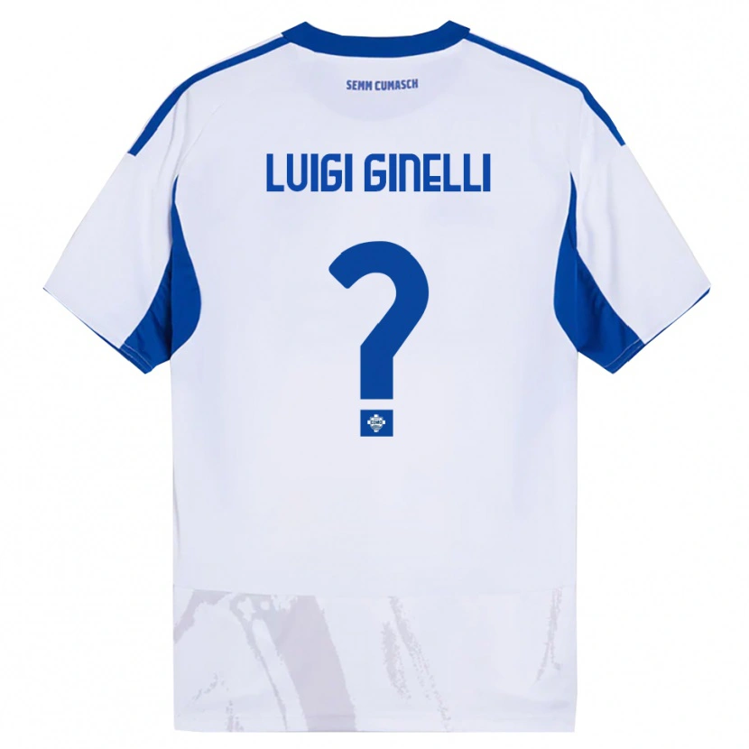 Danxen Damen Lorenzo Luigi Ginelli #0 Weiß Blau Auswärtstrikot Trikot 2025/26 T-Shirt Österreich