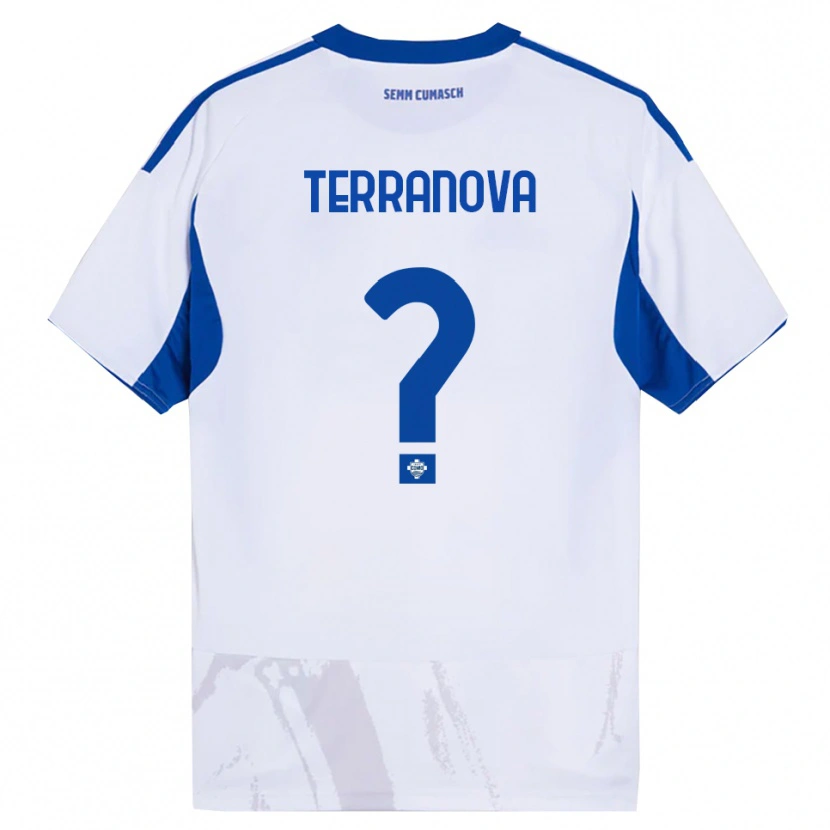Danxen Damen Mattia Terranova #0 Weiß Blau Auswärtstrikot Trikot 2025/26 T-Shirt Österreich