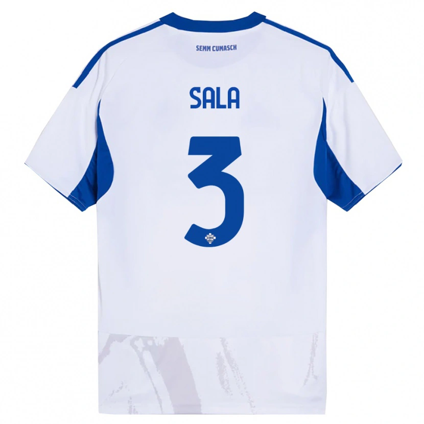 Danxen Damen Marco Sala #3 Weiß Blau Auswärtstrikot Trikot 2025/26 T-Shirt Österreich
