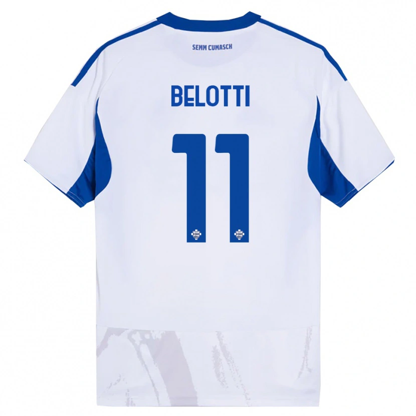 Danxen Damen Andrea Belotti #11 Weiß Blau Auswärtstrikot Trikot 2025/26 T-Shirt Österreich