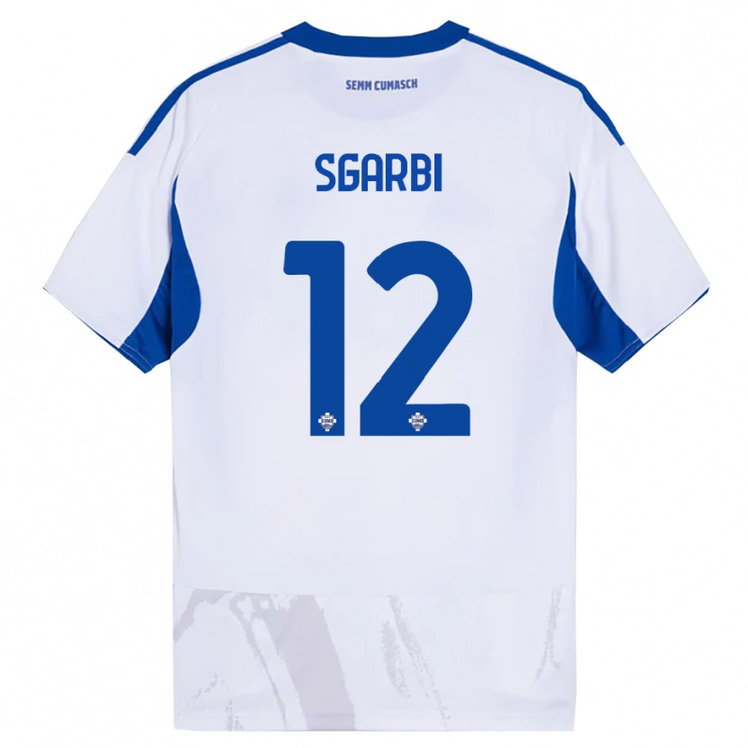 Danxen Damen Dylan Sgarbi #12 Weiß Blau Auswärtstrikot Trikot 2025/26 T-Shirt Österreich