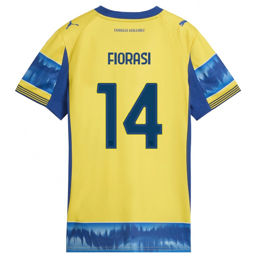 Danxen Damen Pietro Fiorasi #14 Gelb Blau Auswärtstrikot Trikot 2025/26 T-Shirt Österreich