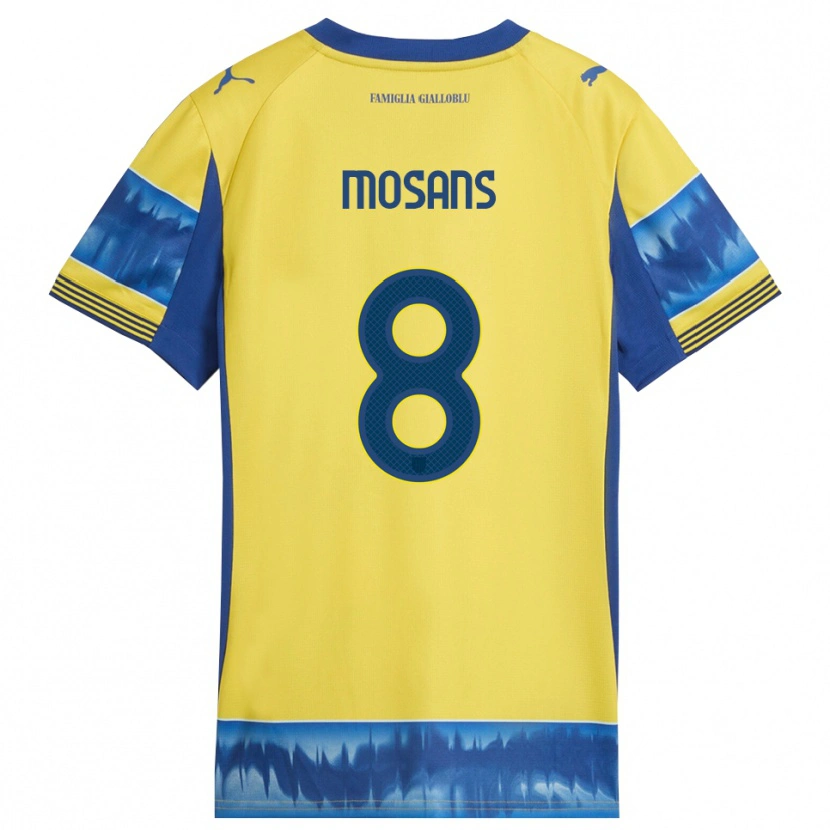 Danxen Damen Kristaps Mosans #8 Gelb Blau Auswärtstrikot Trikot 2025/26 T-Shirt Österreich