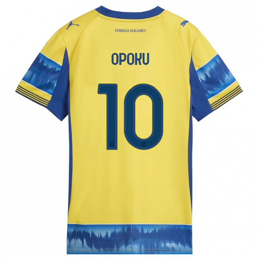 Danxen Damen Mama Opoku #10 Gelb Blau Auswärtstrikot Trikot 2025/26 T-Shirt Österreich