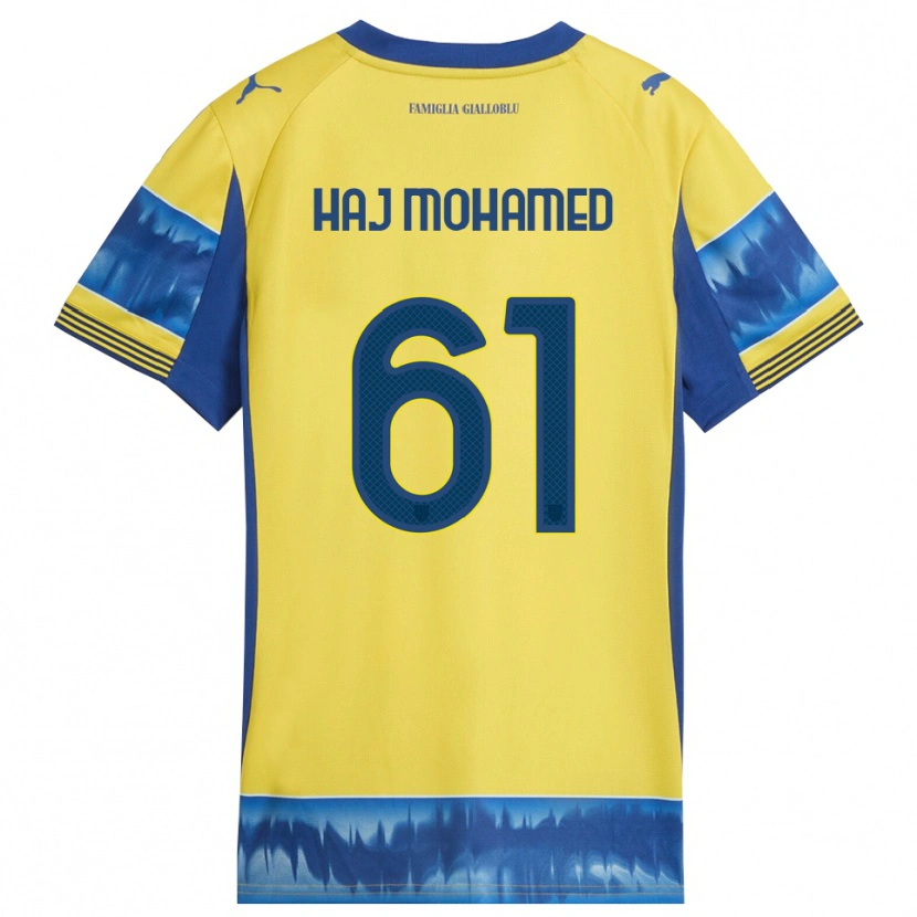 Danxen Damen Anas Haj Mohamed #61 Gelb Blau Auswärtstrikot Trikot 2025/26 T-Shirt Österreich