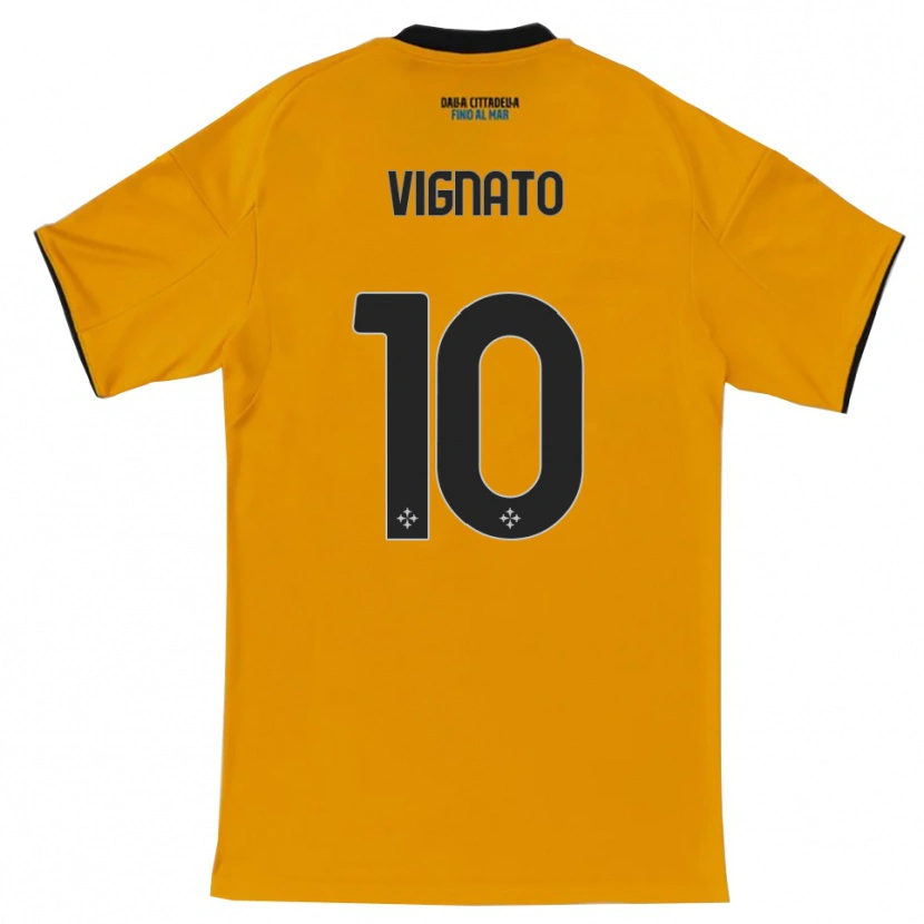 Danxen Damen Emanuel Vignato #10 Orange Blau Auswärtstrikot Trikot 2025/26 T-Shirt Österreich